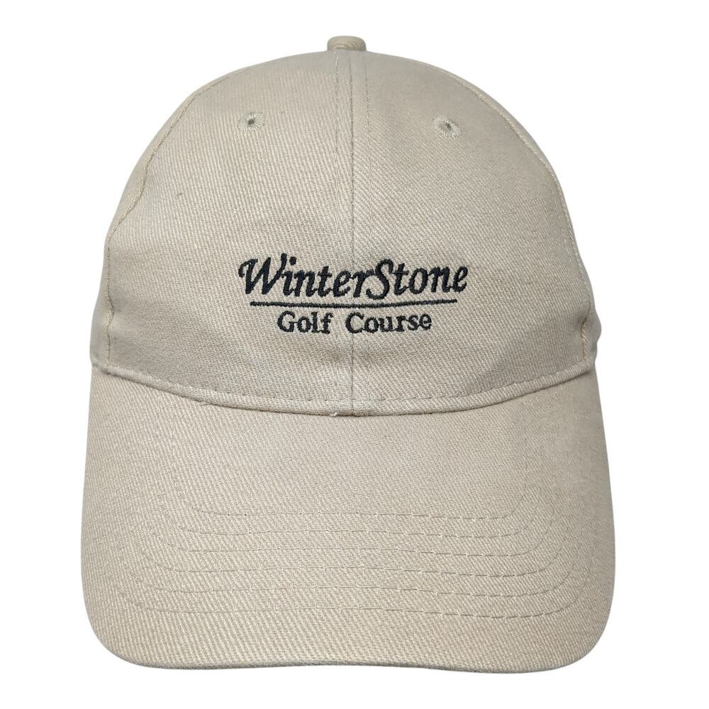 WinterStone Golf Course Baseball Cap Beige One Size Adjustable 6 Panel North End